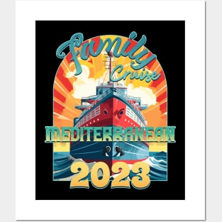 Family Cruise Mediterranean 2023 Posters and Art